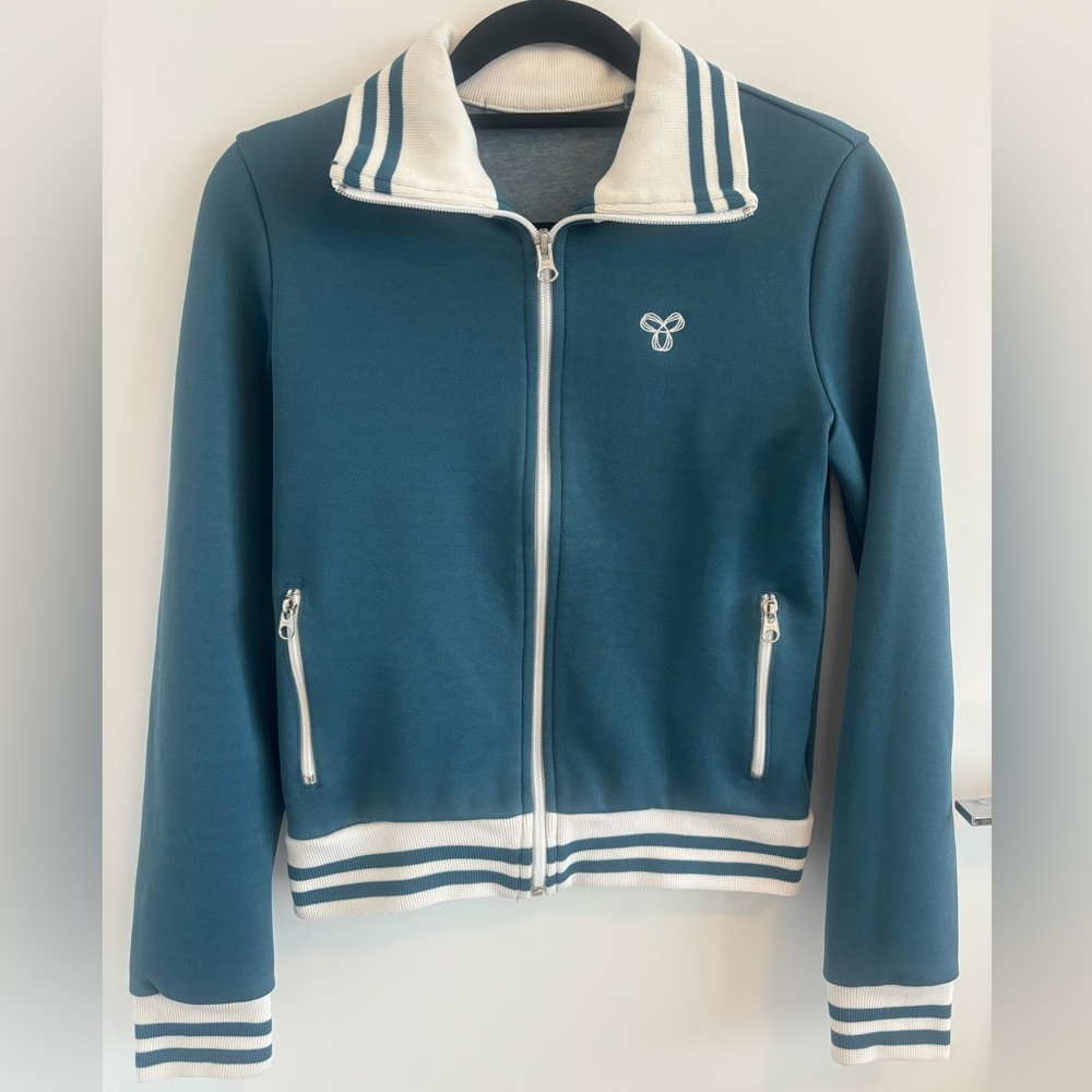 TNA Blue Zip-Up Jacket size XS
